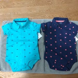 2 Baby onesies 9 months